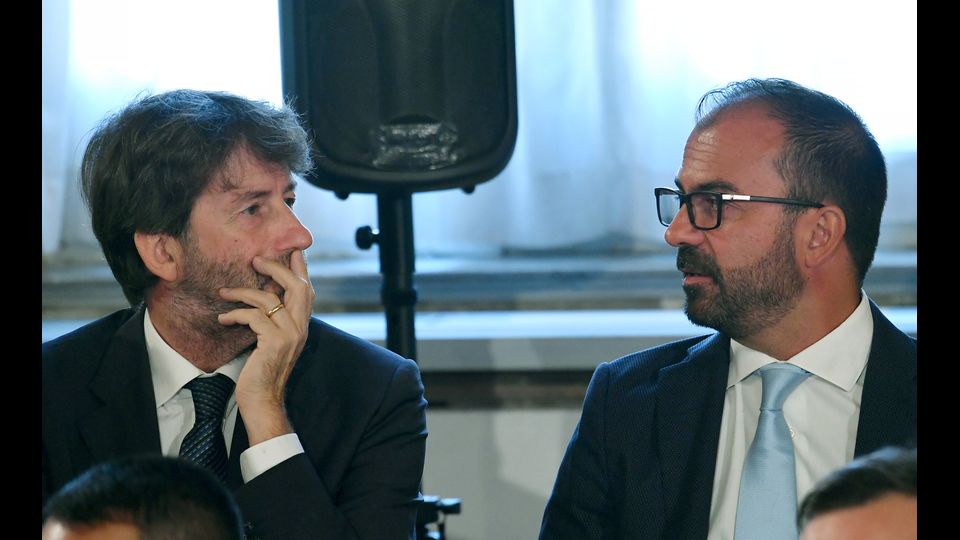 &nbsp;Il ministro della Cultura, Dario Franceschini e quello dell'Istruzione, Lorenzo Fioramonti&nbsp;