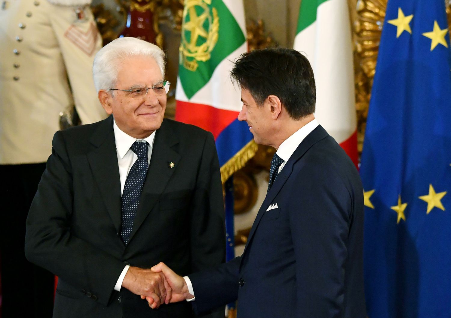 Presidente Mattarella e Giuseppe Conte