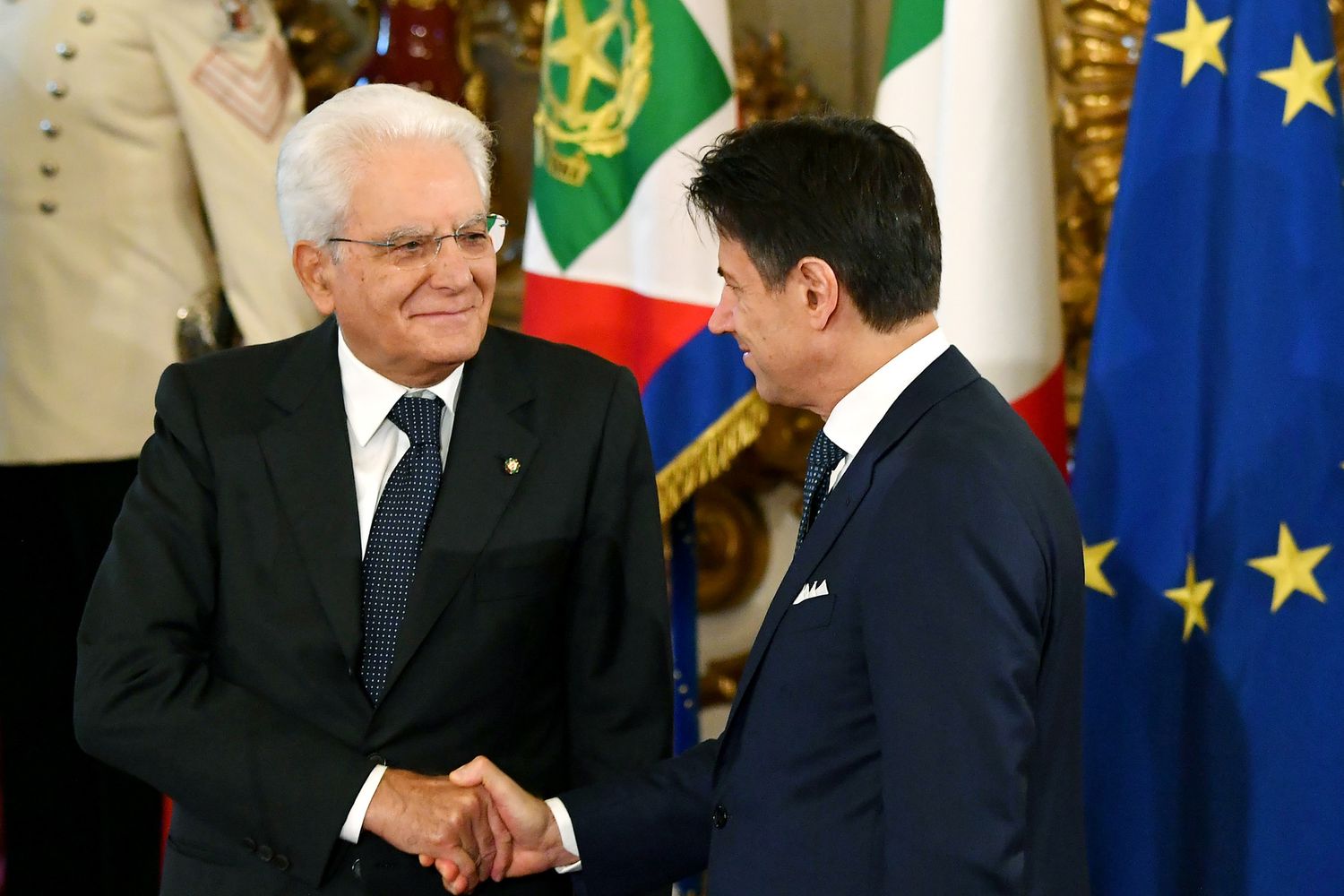 Presidente Mattarella e Giuseppe Conte