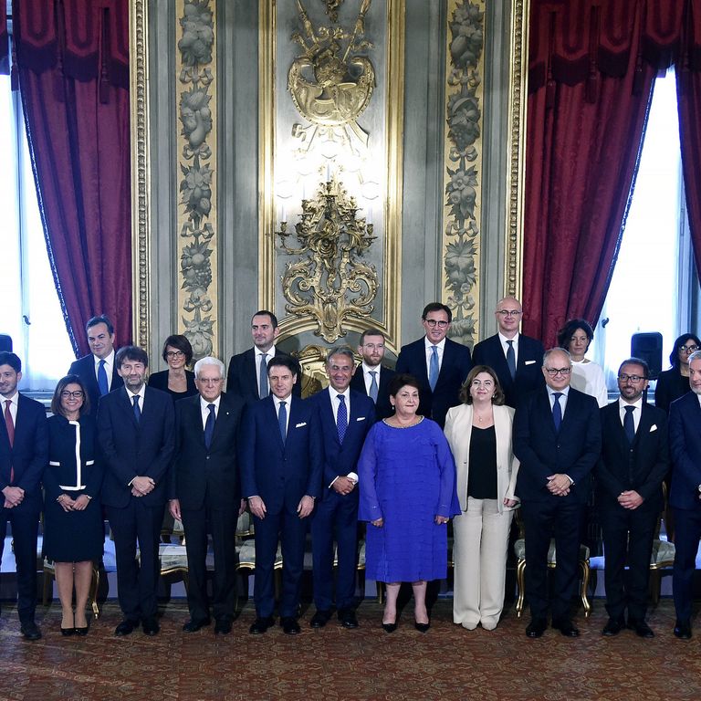 La squadra dei ministri del Conte bis