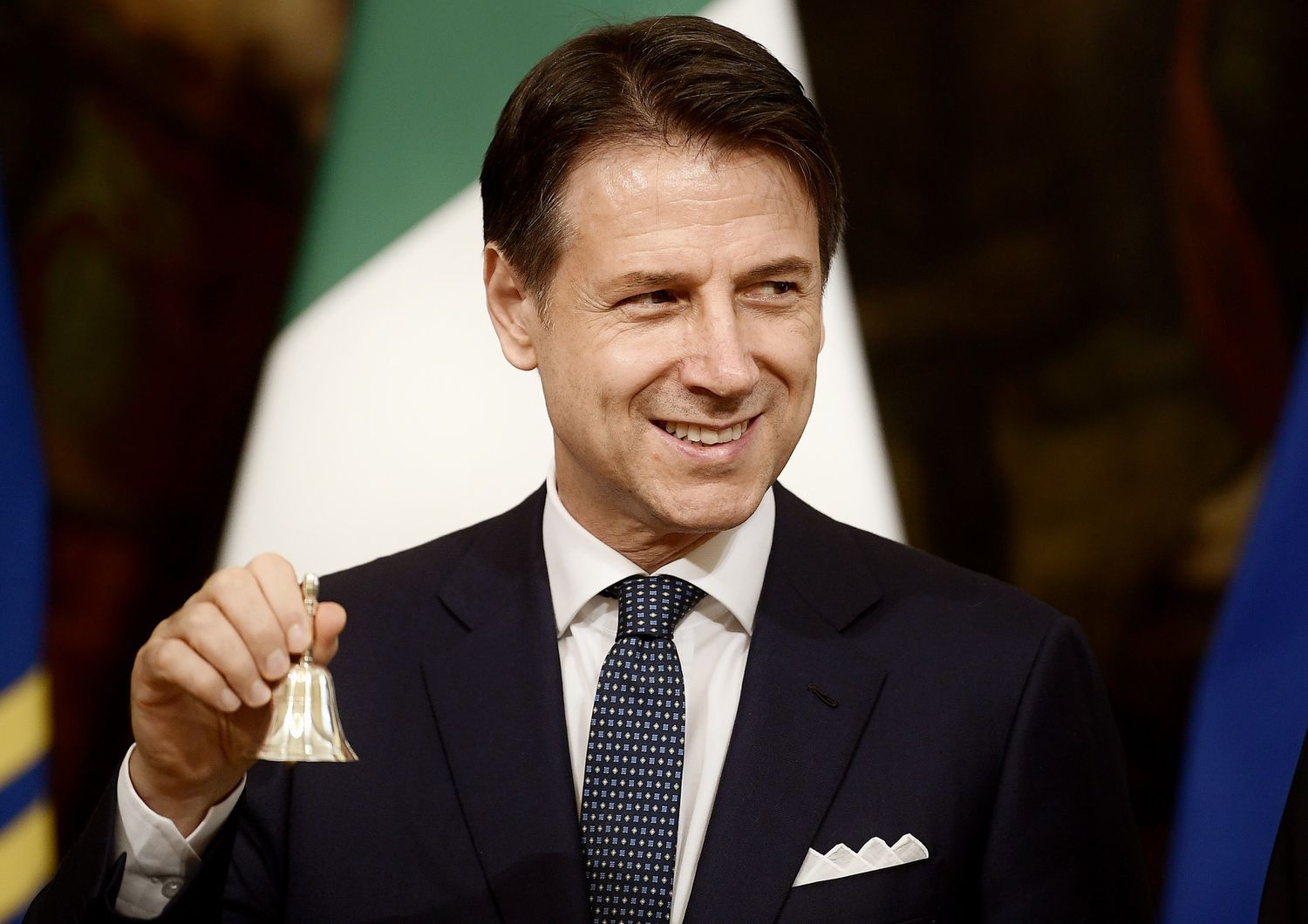 Giuseppe Conte, cerimonia campanella