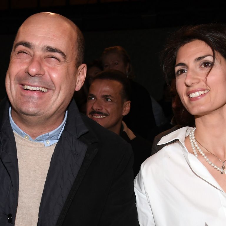 Nicola Zingaretti e Virginia Raggi