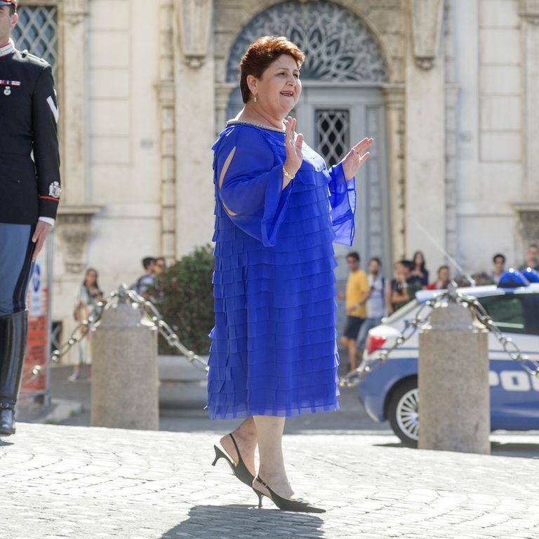Teresa Bellanova il giorno del giuramento al Quirinale