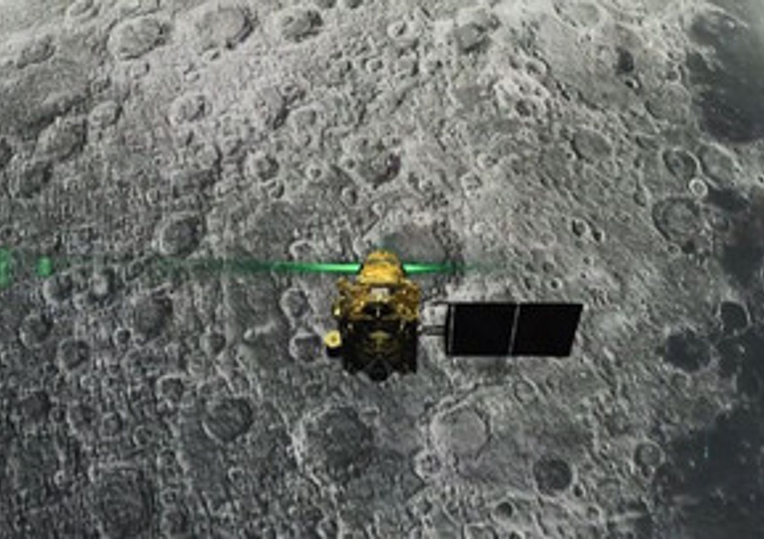 satellite indiano schianto luna