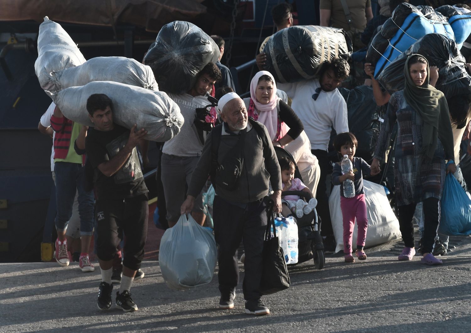 Migranti sbarcati nelle isole greche dalla Turchia