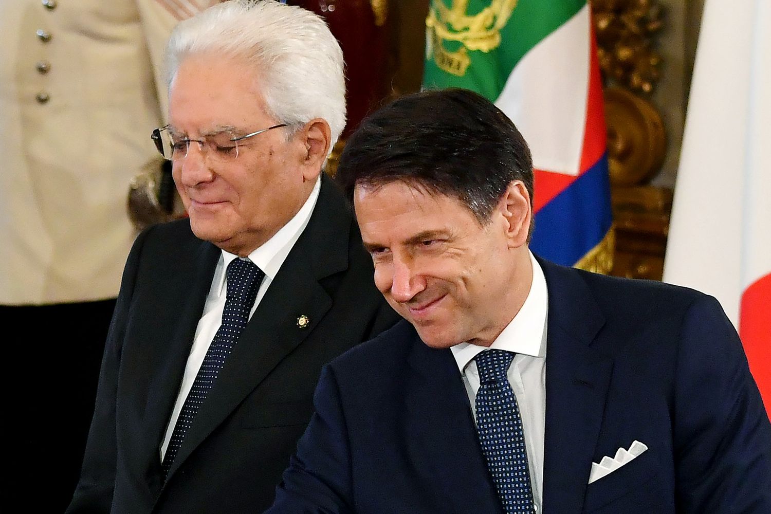 Giuseppe Conte, Sergio Mattarella