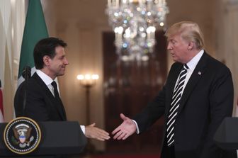 Giuseppe Conte e Donald Trump