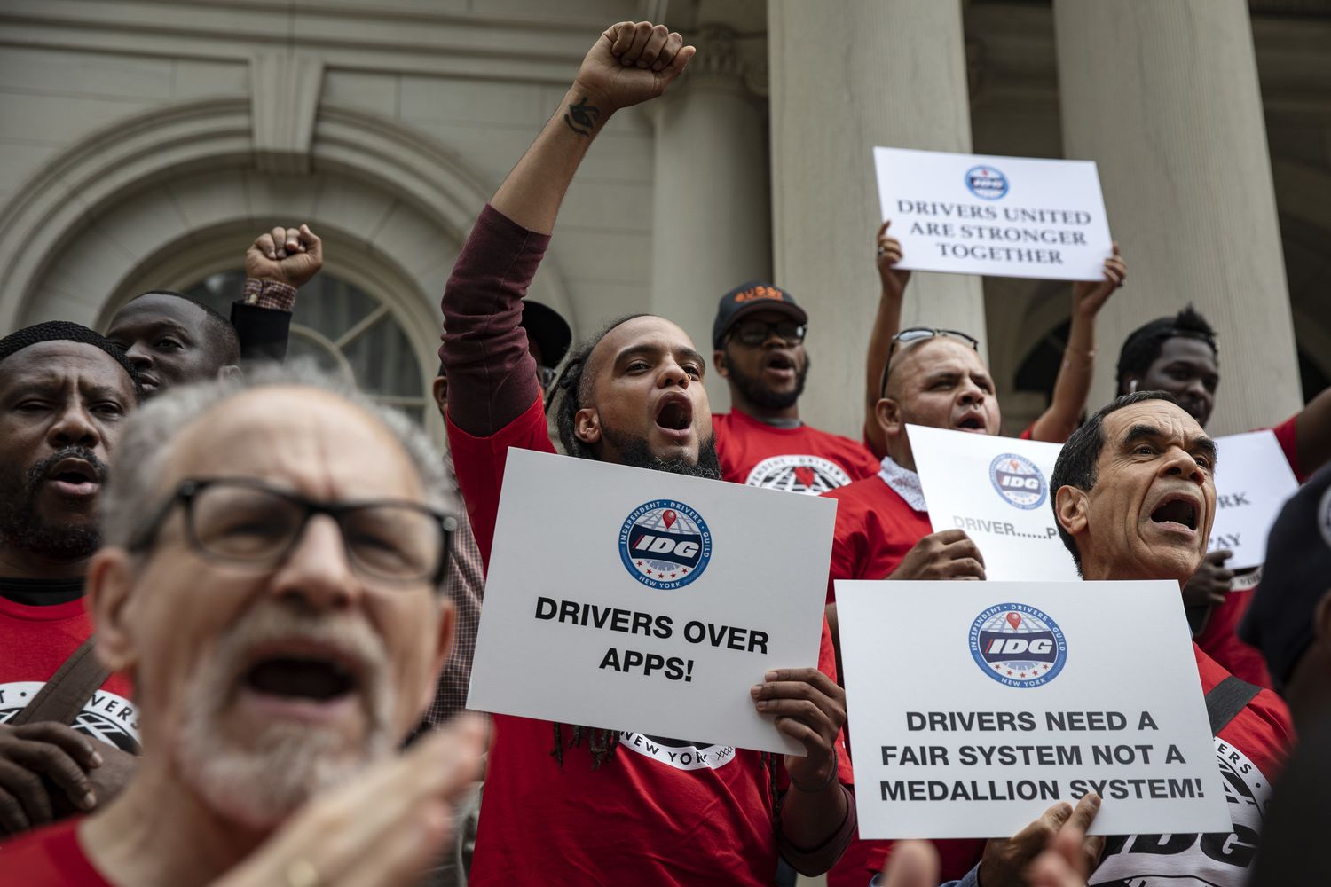 Protesta lavoratori gig economy