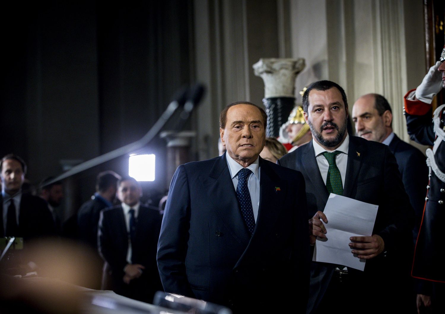 Silvio Berlusconi e Matteo Salvini