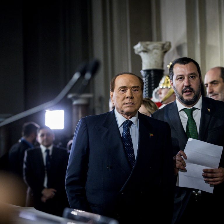 Silvio Berlusconi e Matteo Salvini&nbsp;