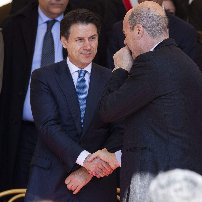 Giuseppe Conte e Nicola Zingaretti&nbsp;