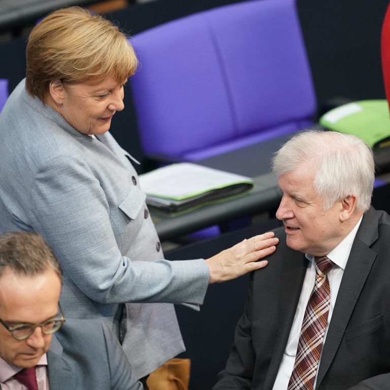 Angela Merkel e Horst Seehofer