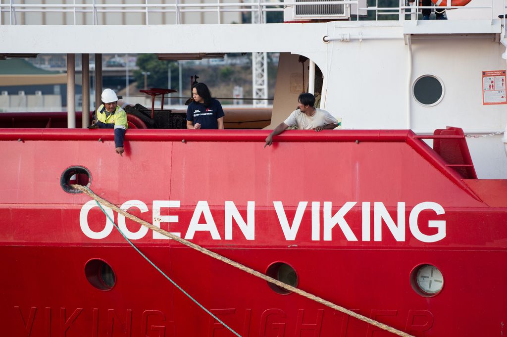Migranti sulla Ocean Viking