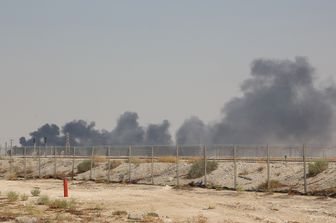 L'incendio nell'impianto della Aramco di Abqaiq