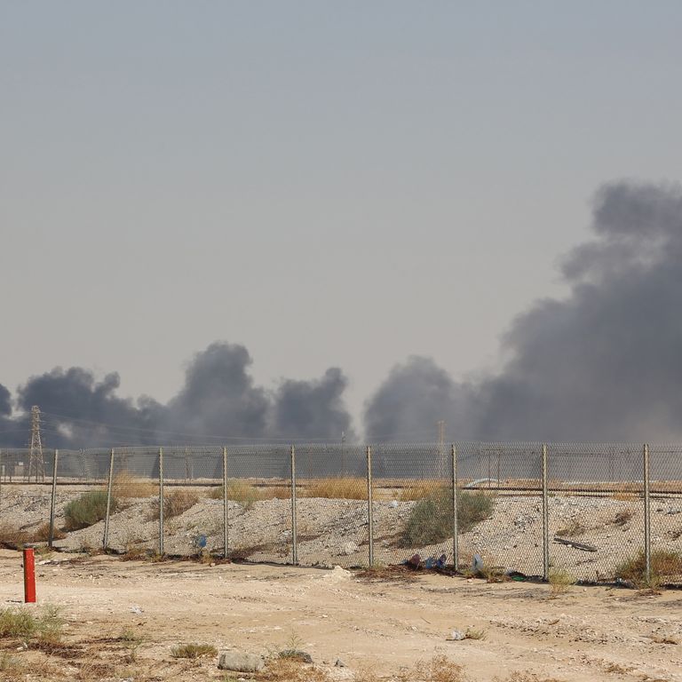 L'incendio nell'impianto della Aramco di Abqaiq