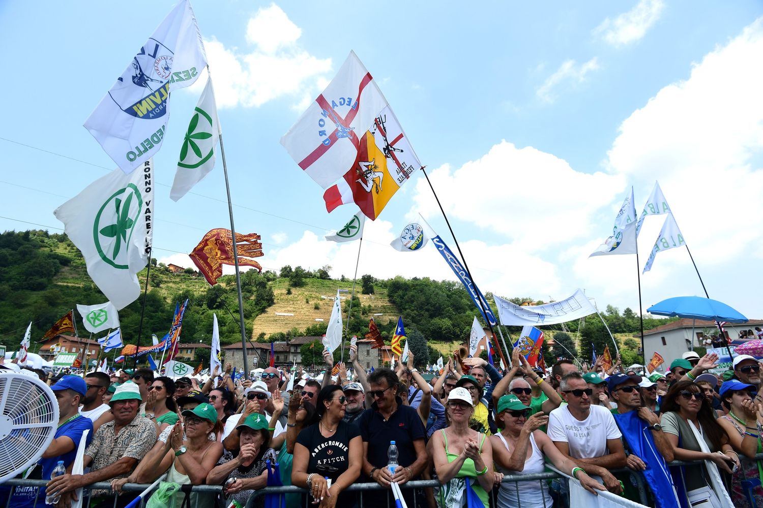 Pontida, la manifestazione nel 2018