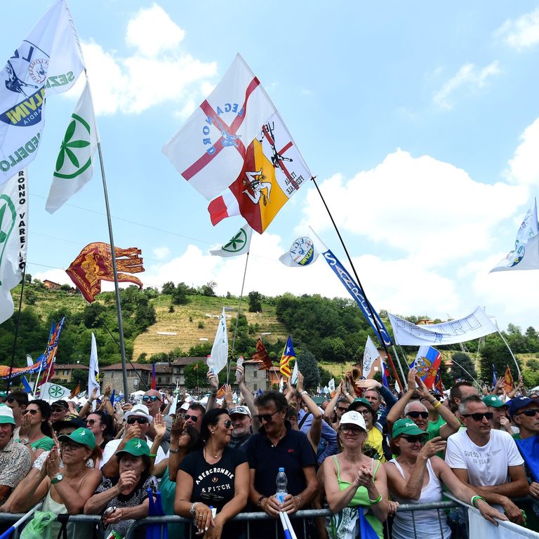 Pontida, la manifestazione nel 2018