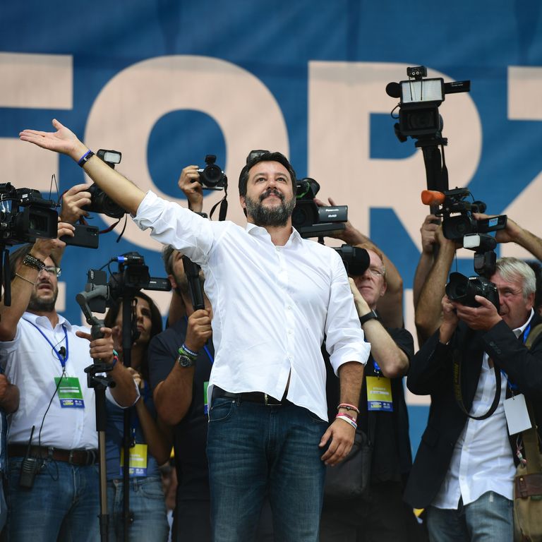 Matteo Salvini a Pontida