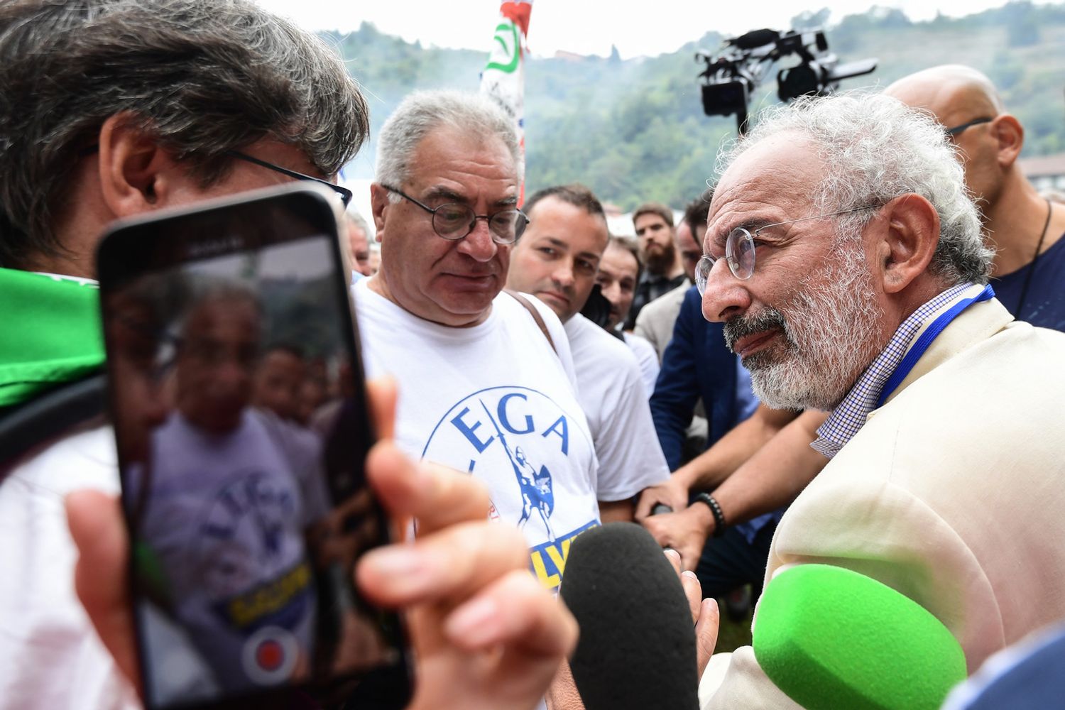 Gad Lerner a Pontida