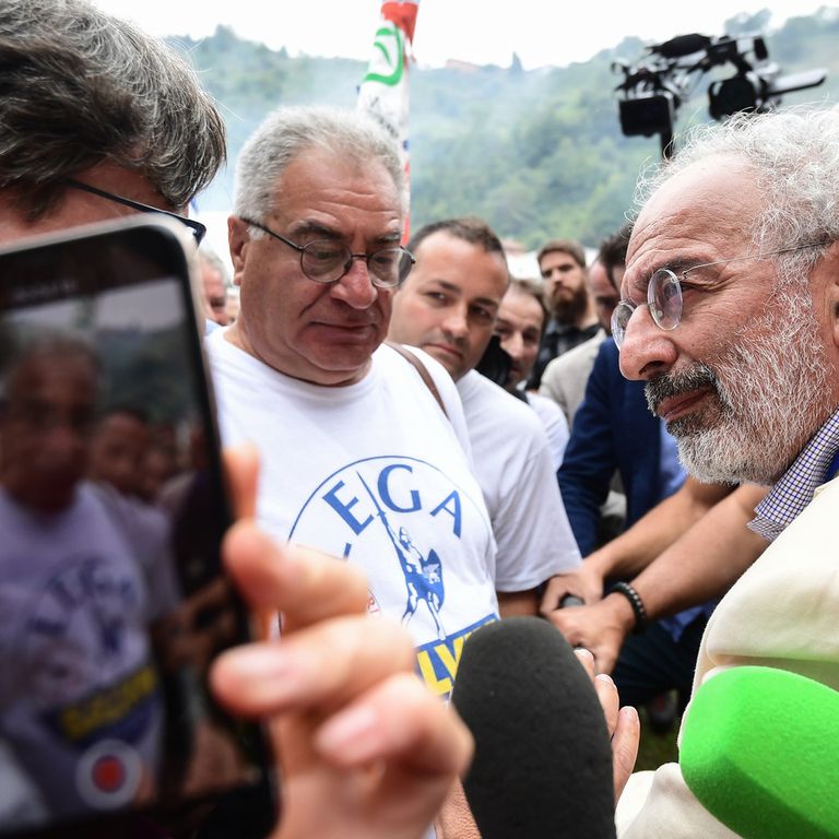 Gad Lerner a Pontida