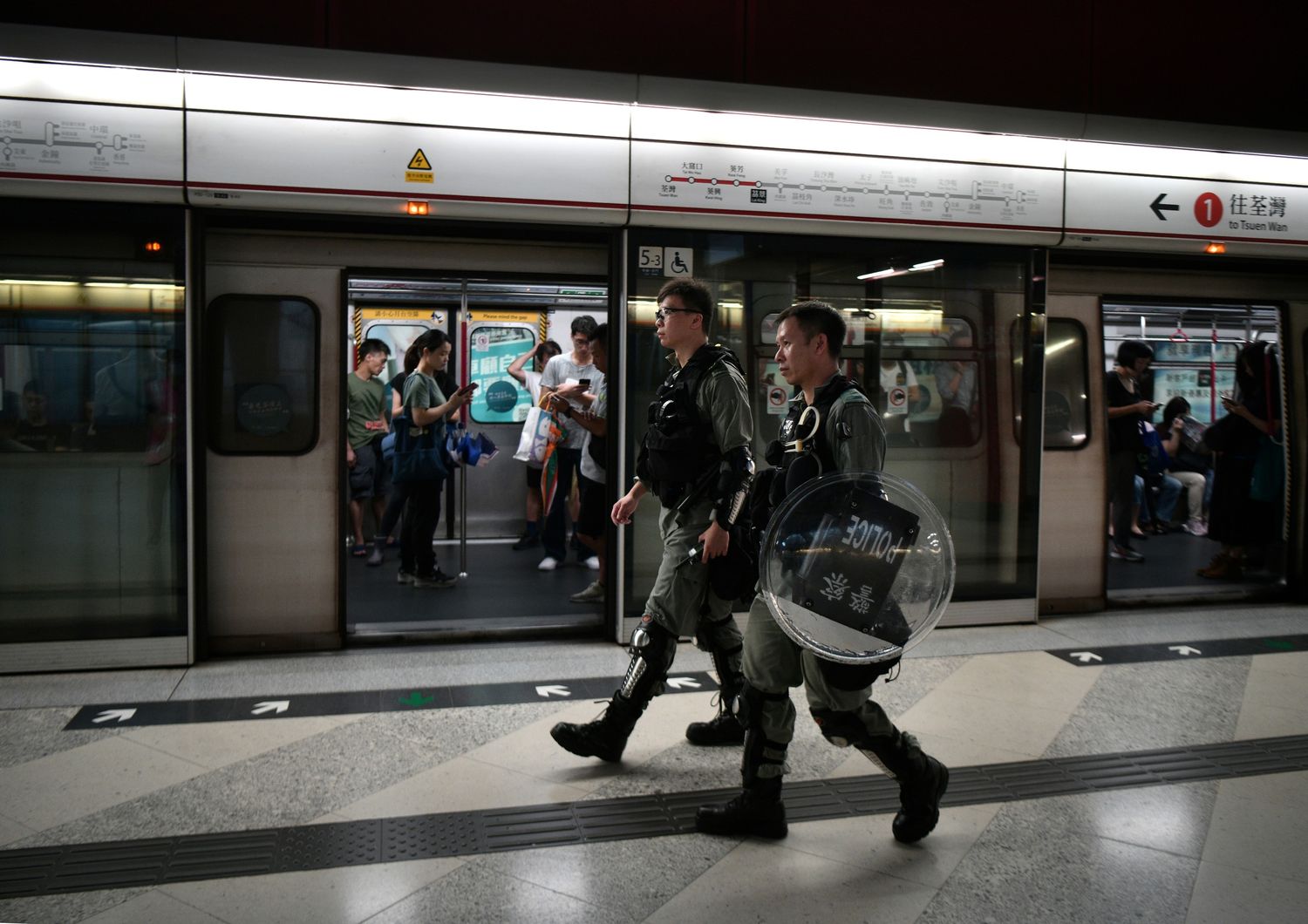 La metropolitana di Hong Kong