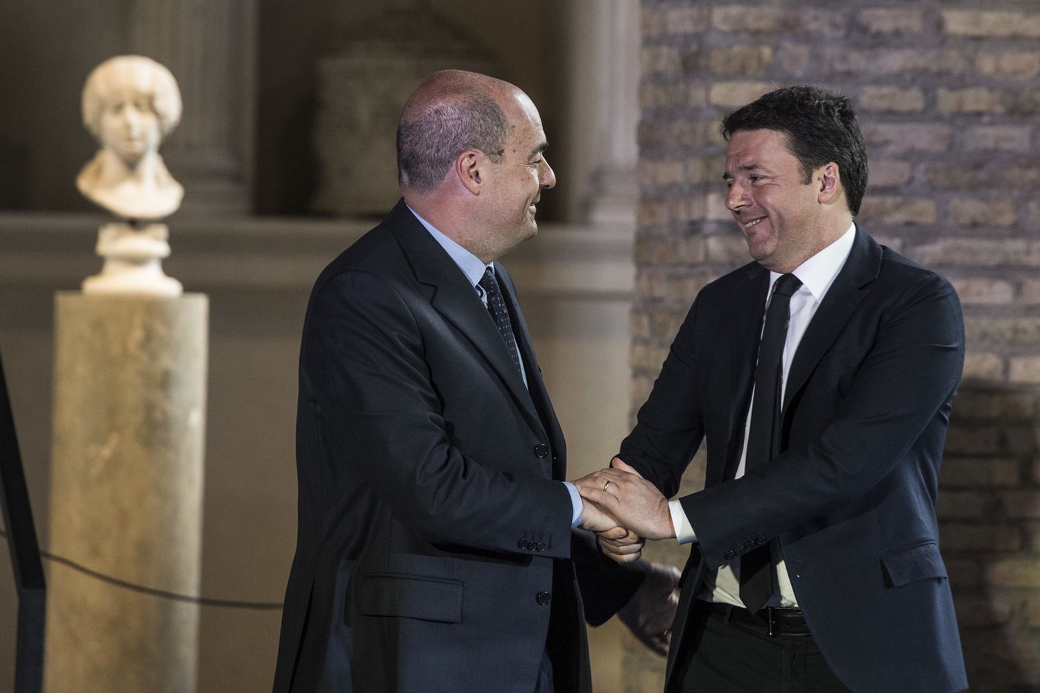 Nicola Zingaretti e Matteo Renzi