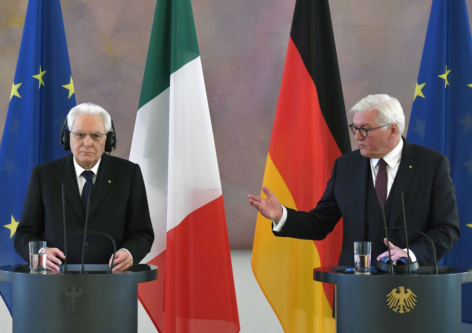 Steinmeier e Mattarella