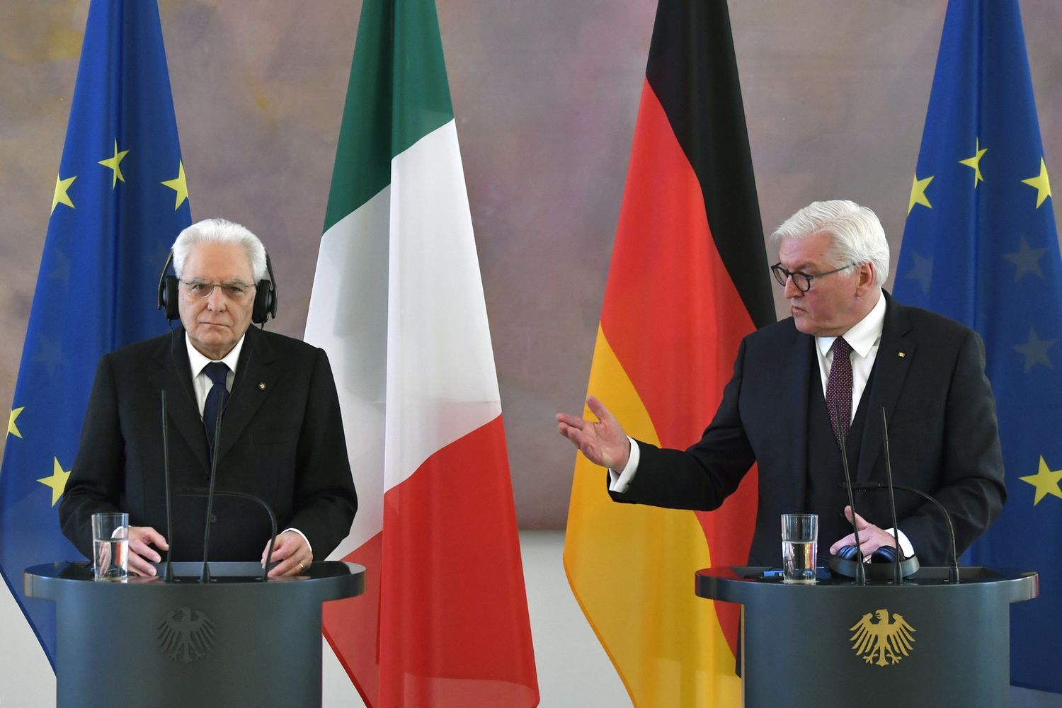 Steinmeier e Mattarella