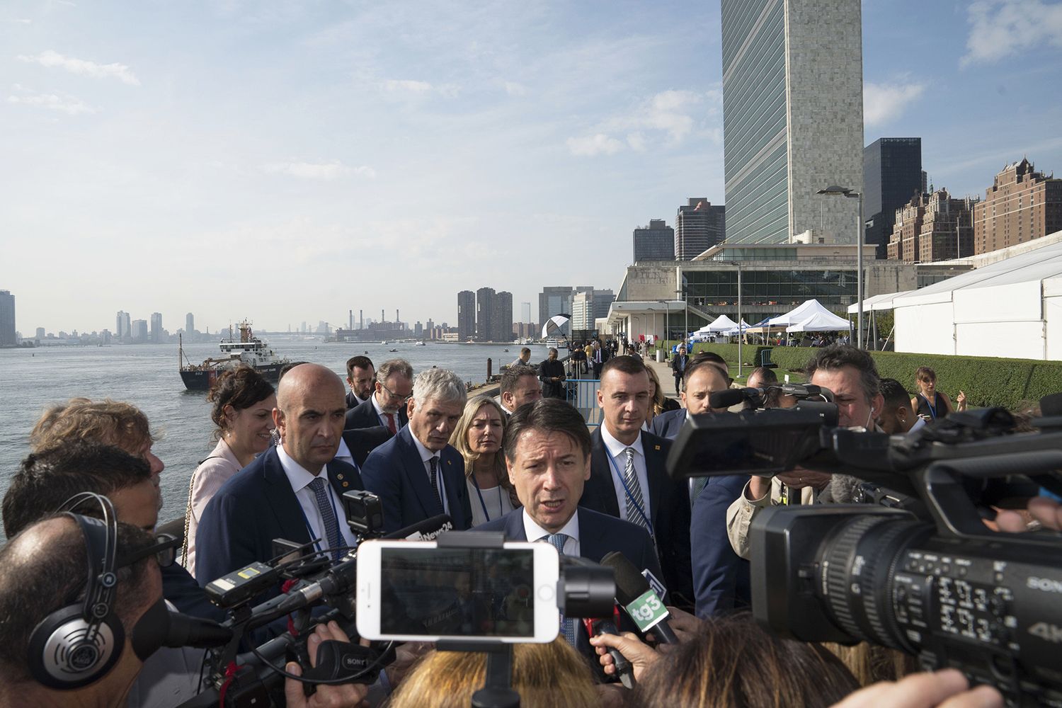 Giuseppe Conte a New York per il vertice sul clima