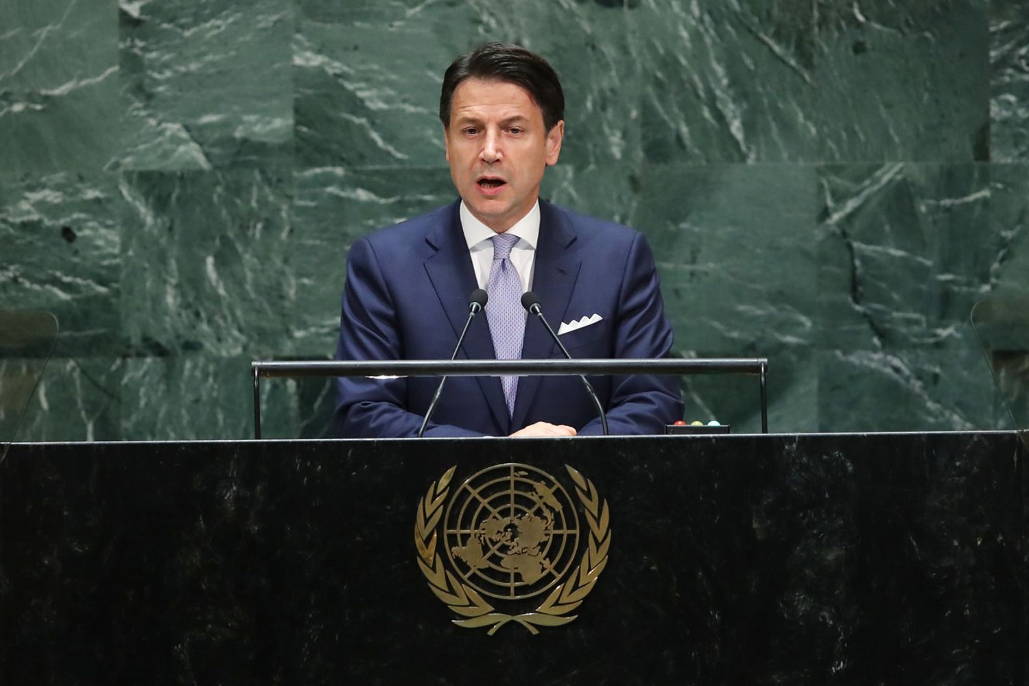 Giuseppe Conte all'Onu
