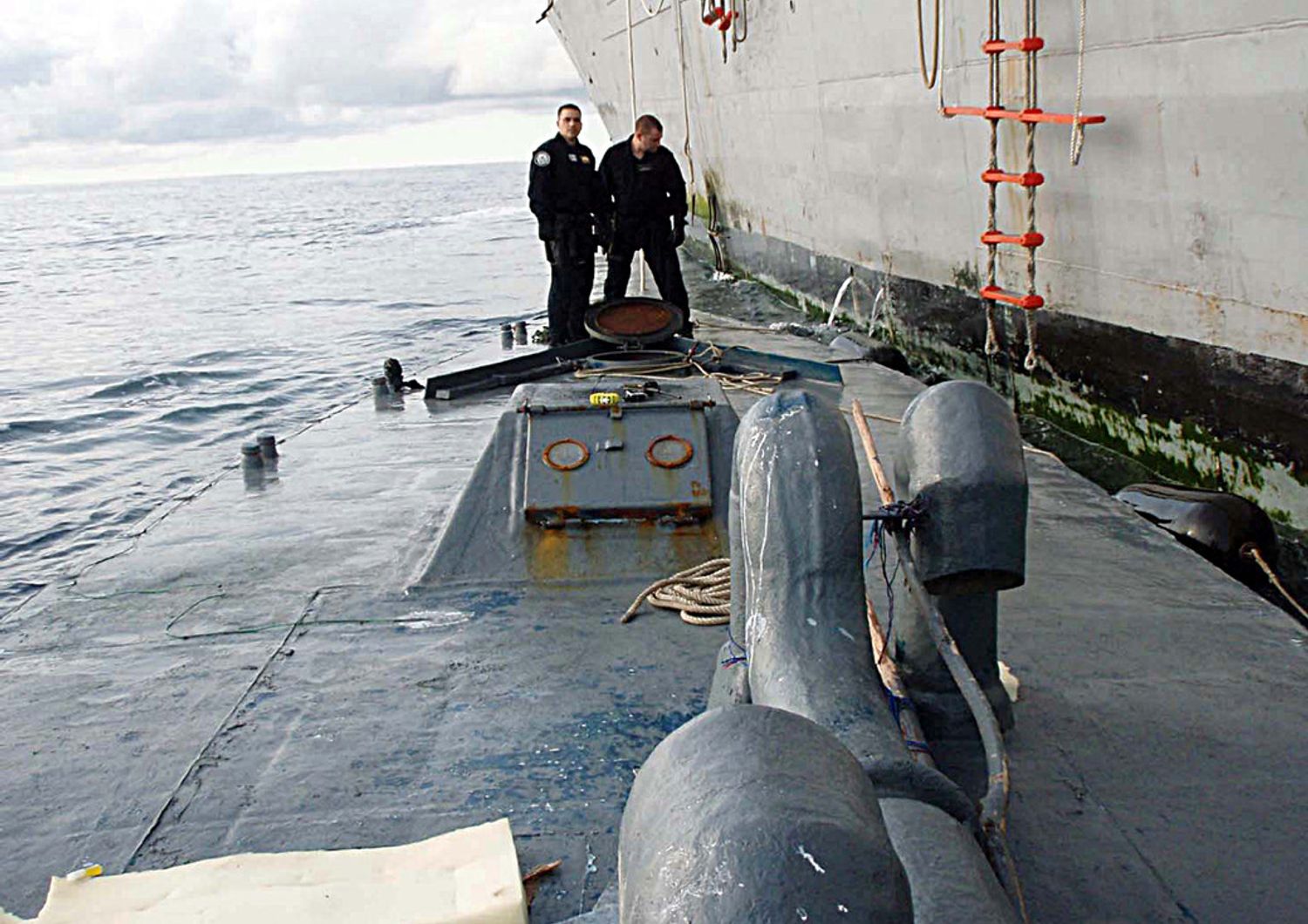 La Guardia costiera americana ha interccettato un sottomarino carico di cocaina (immagine del 2013)