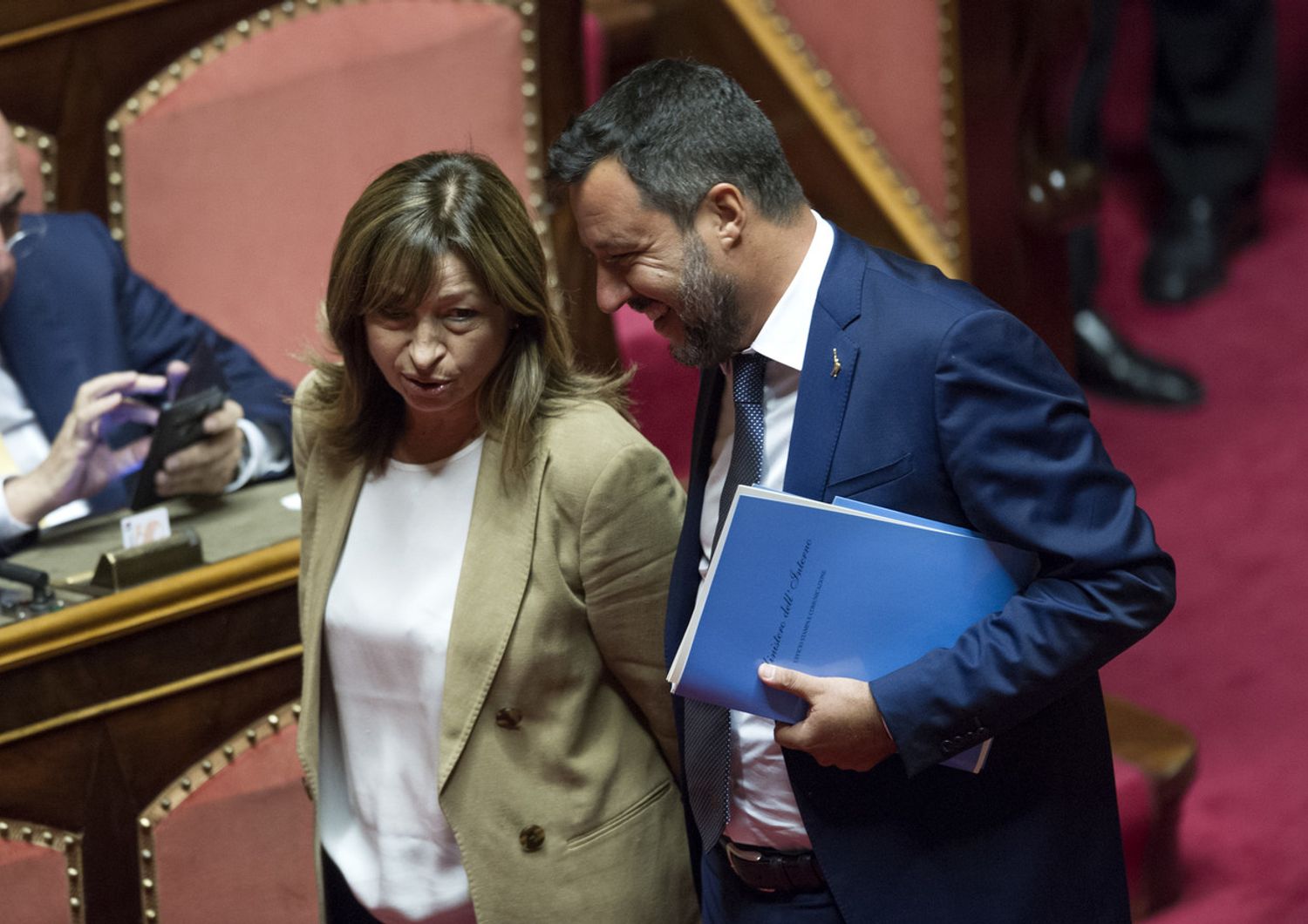 Donatella Tesei e Matteo Salvini