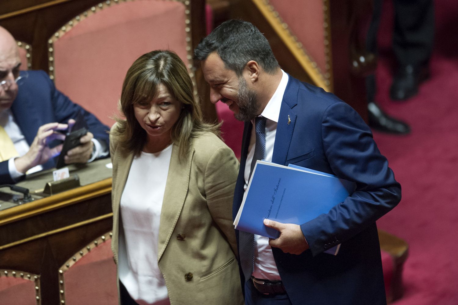 Donatella Tesei e Matteo Salvini