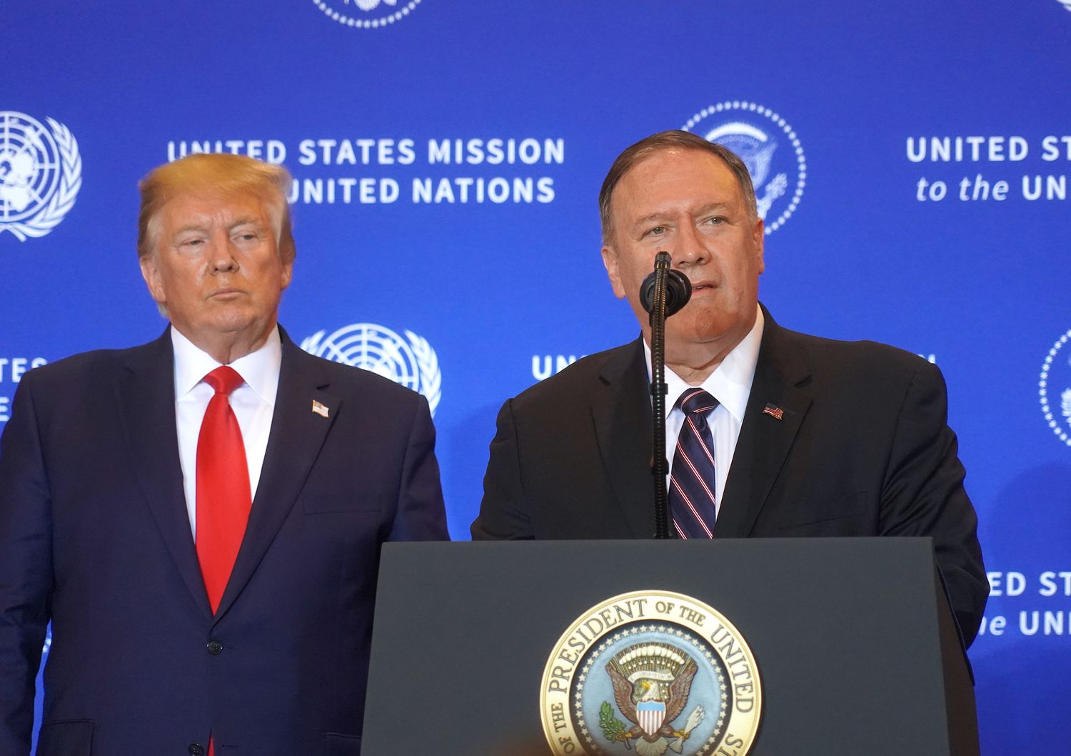 Trump e Pompeo