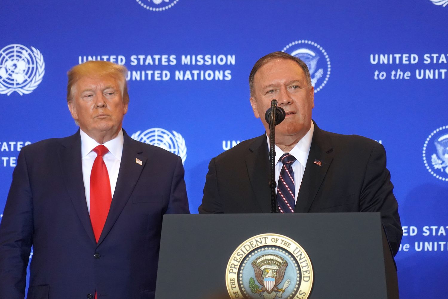 Trump e Pompeo