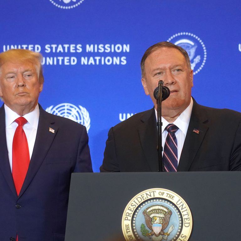 Trump e Pompeo