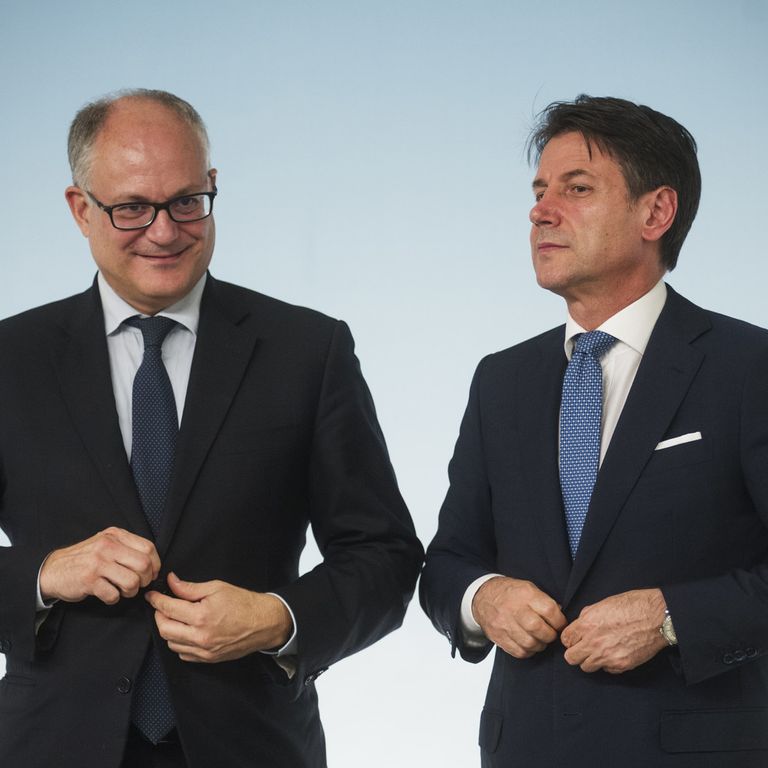 &nbsp;Giuseppe Conte, Roberto Gualtieri