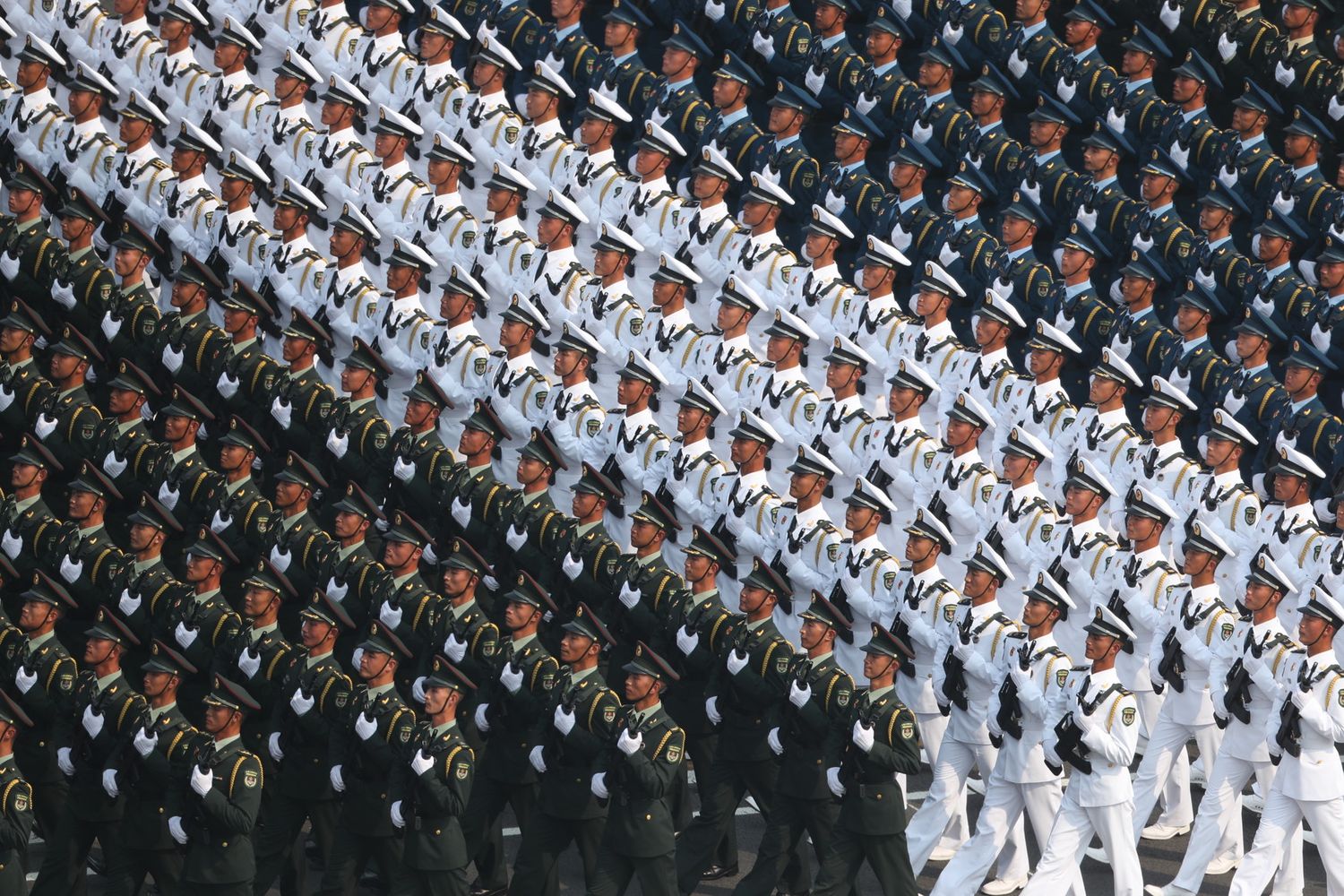 La parata militare a Pechino