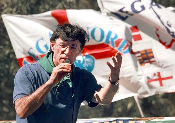 Umberto Bossi nel 1996