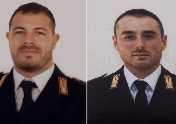 I due poliziotti uccisi a Trieste
