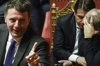 Matteo Renzi e Giuseppe Conte