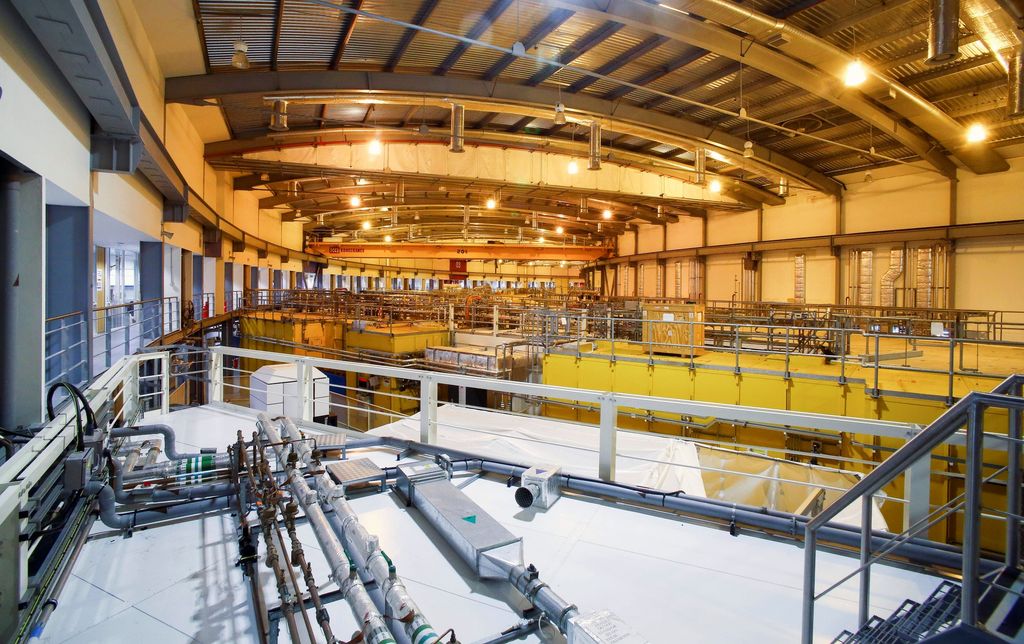 Acceleratore di particelle&nbsp;presso lo stabilimento Diamond&nbsp;Light&nbsp; Source nell'Oxfordshire
