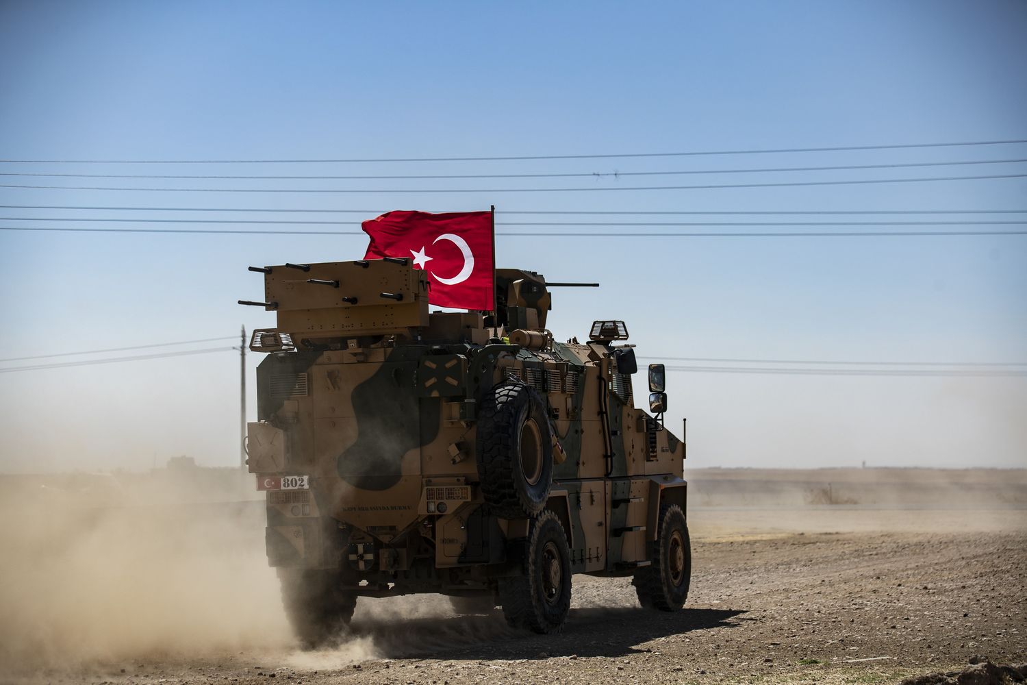 Milizie turche al confine siriano