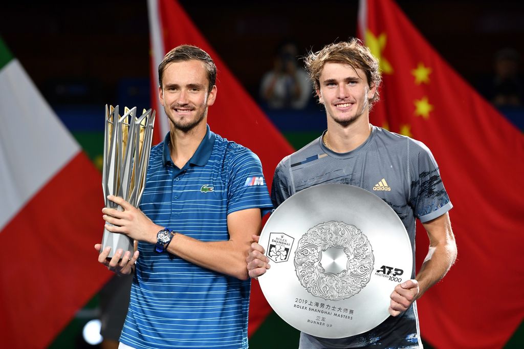 Daniil Medvedev e Sasha Zverev
