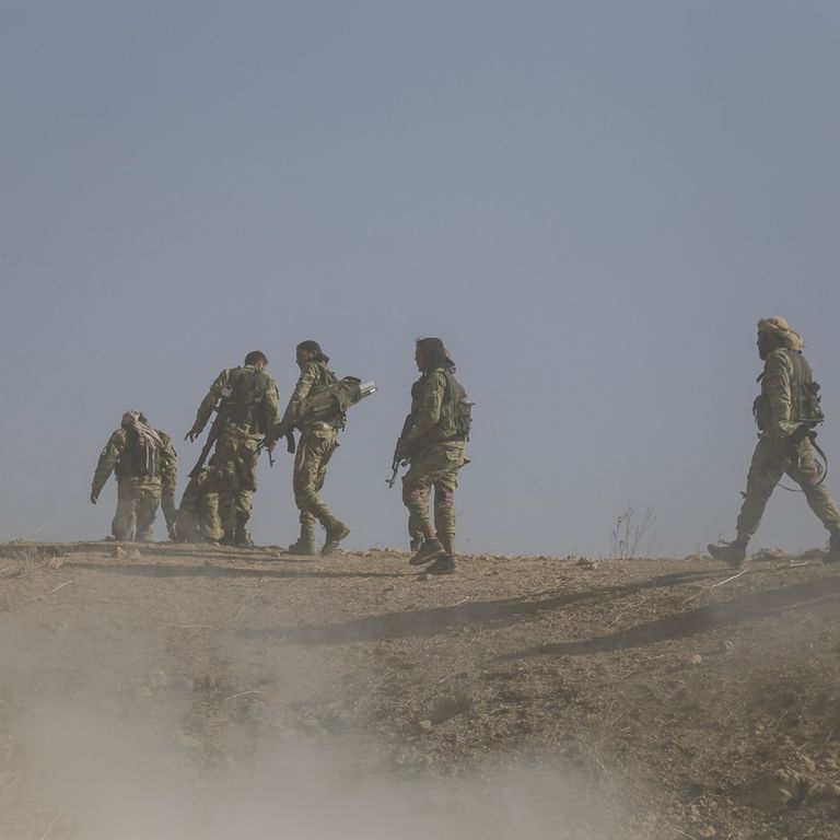 Siria, militari del Syrian National Army&nbsp;