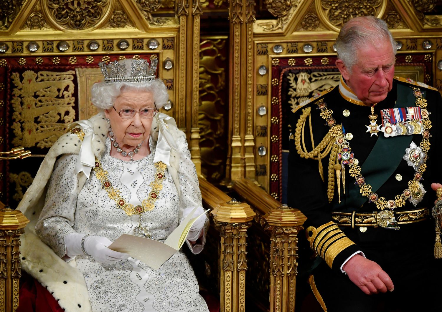 Regina Elisabetta a Westminster