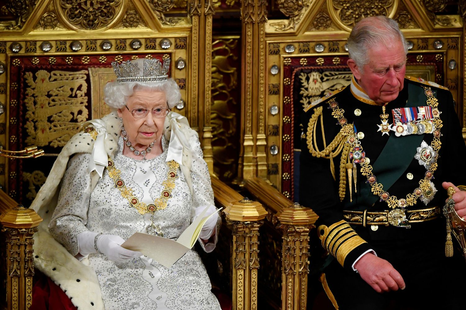 Regina Elisabetta a Westminster