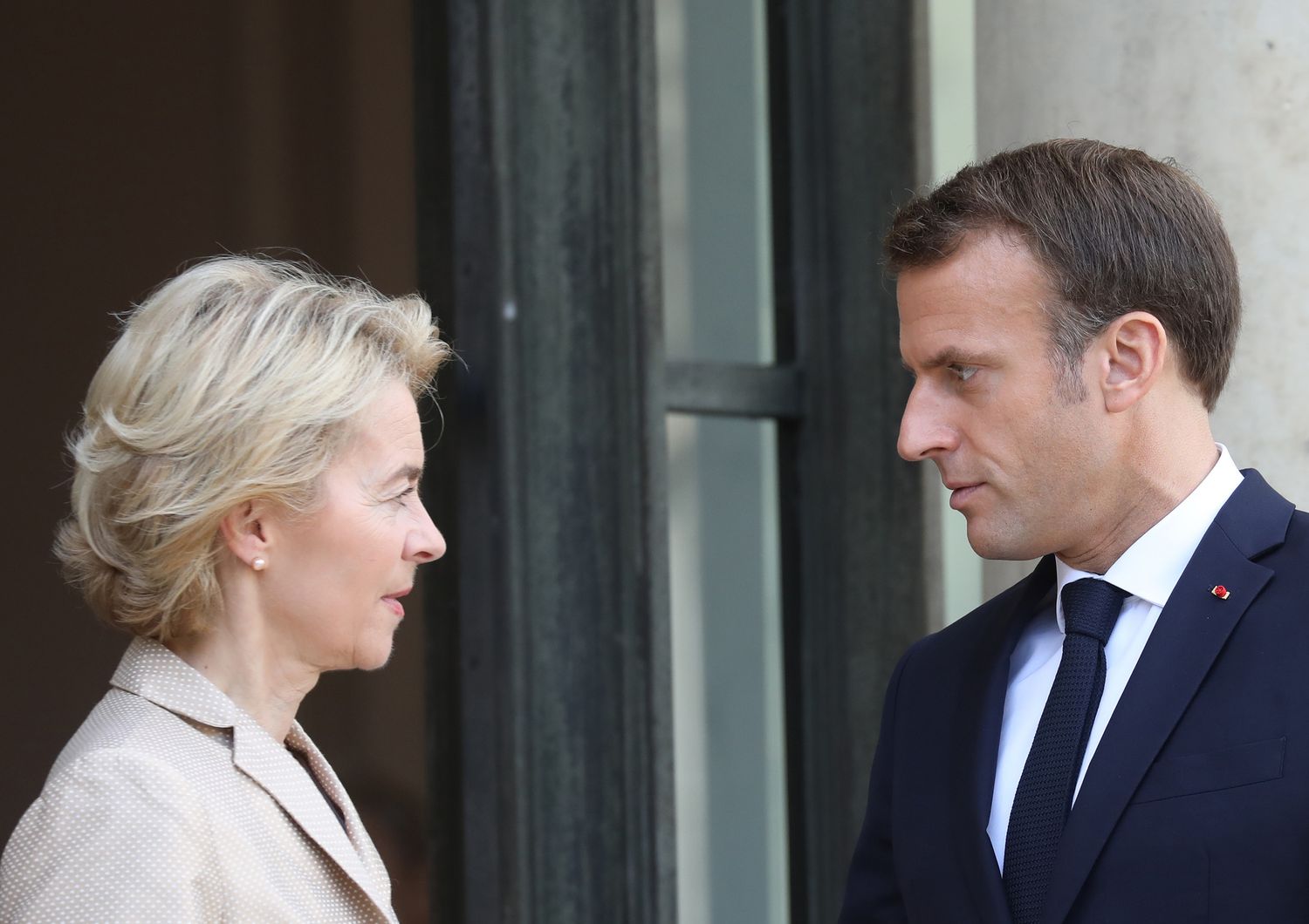 Ursula von der Leyen ed Emmanuel Macron&nbsp;