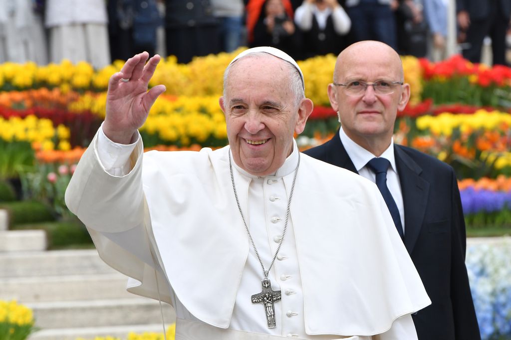 Papa Francesco e Domenico Giani&nbsp;