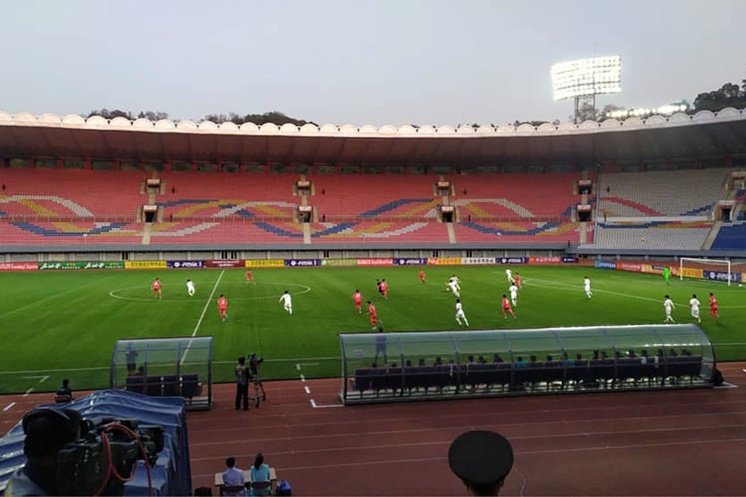 Il match tra le due coree a Pyongyang